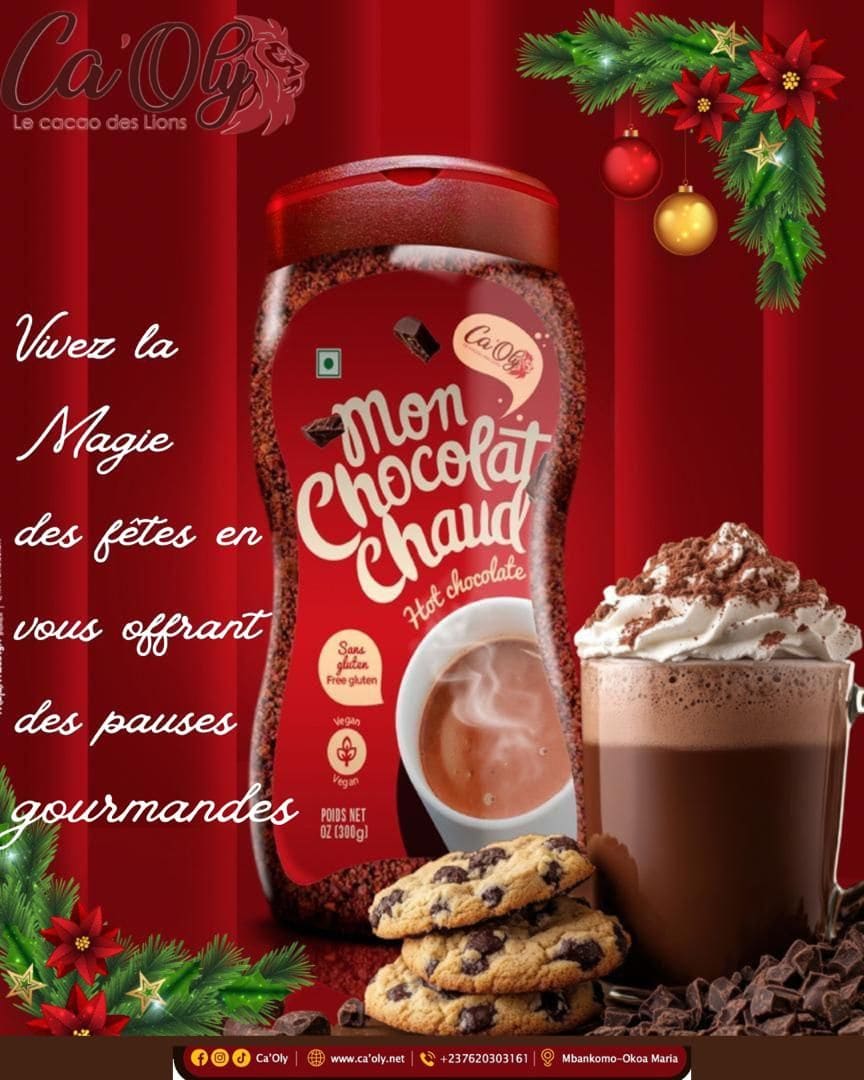 Chocolat chaud Ca'oly en poudre